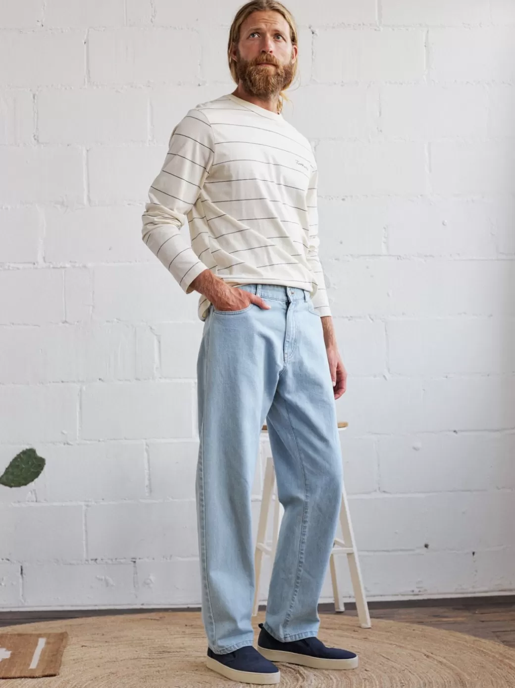 Clearance Twothirds Akutan-Stripes Ecru