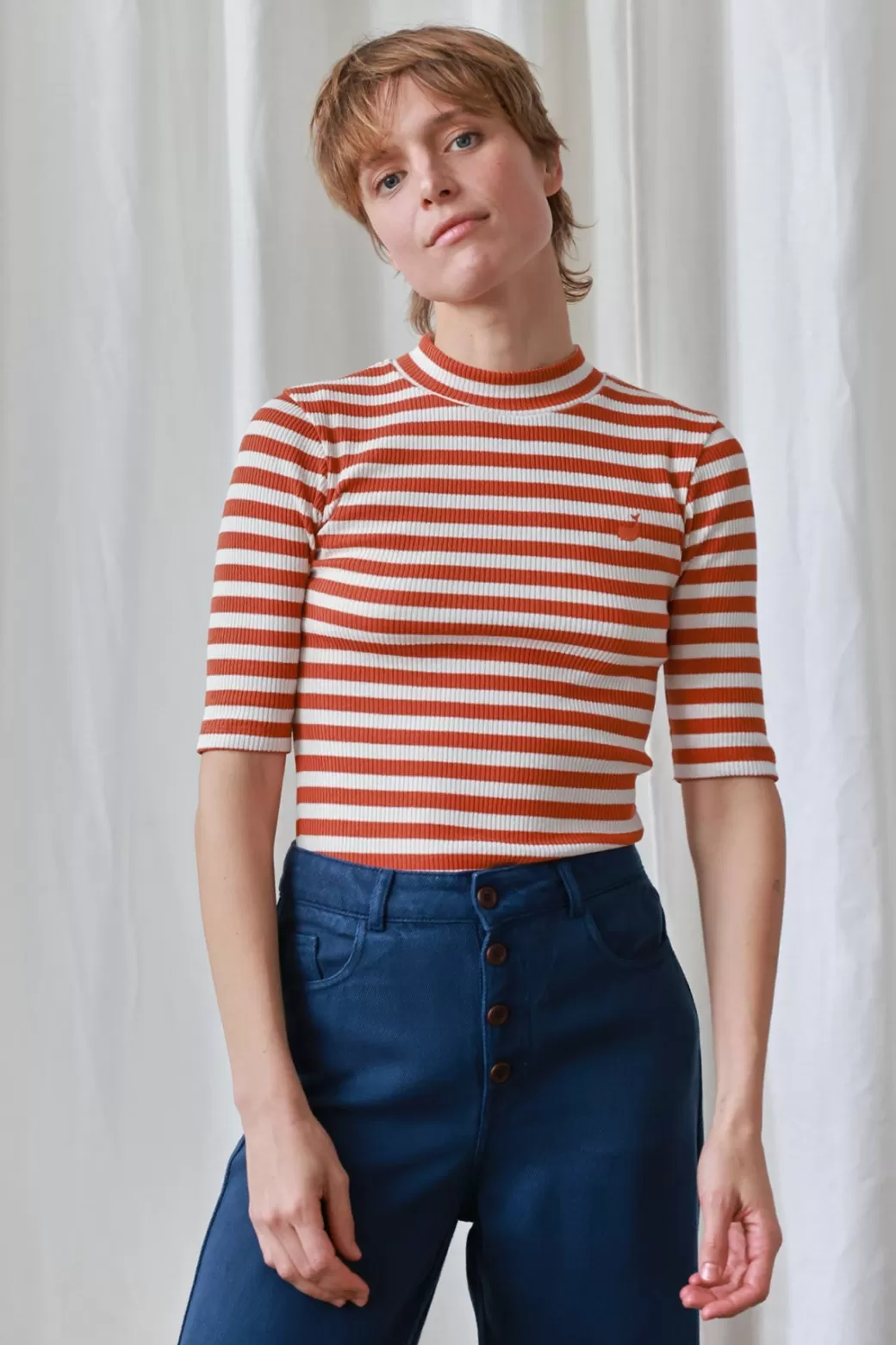 Discount Twothirds Aspland-Rust Stripes