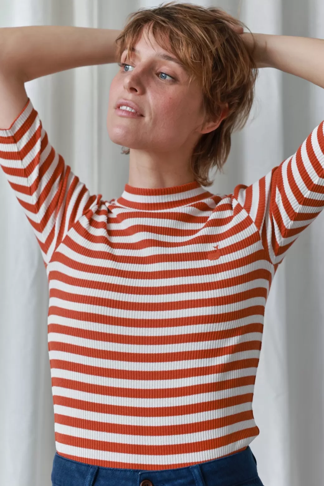 Discount Twothirds Aspland-Rust Stripes